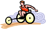 Boy Wheelchair Racing