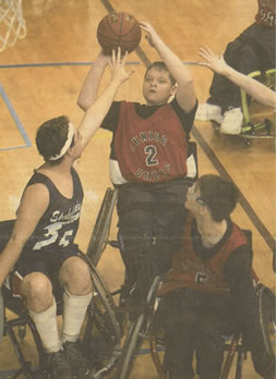 Player dribbling the ball